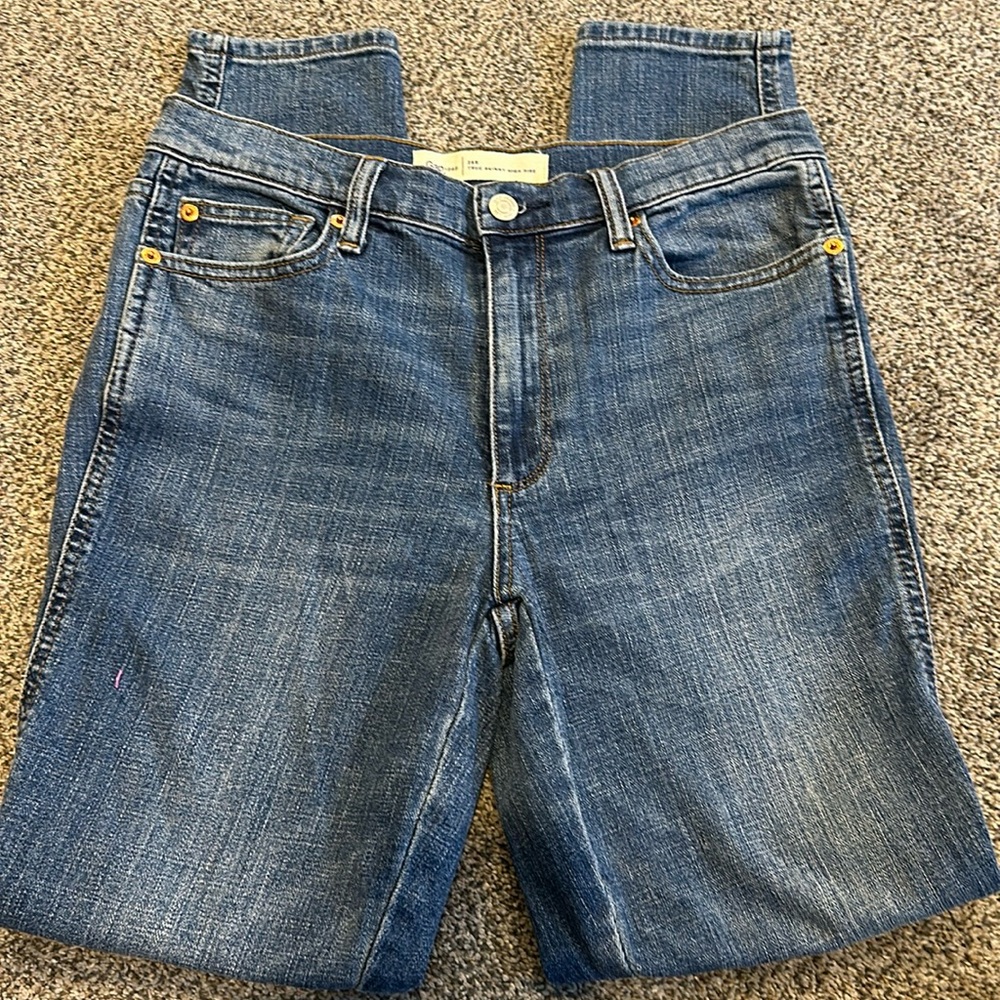 Gap True‎ Skinny High Rise Size 28 Regular Denim Jeans